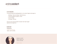 Tablet Screenshot of andrea-eckert.de